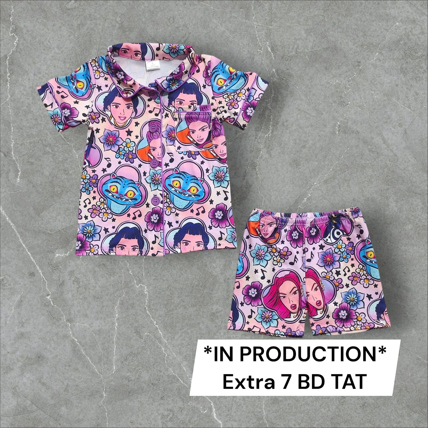 *PRE-ORDER* KPOP Button Up Lounge Set