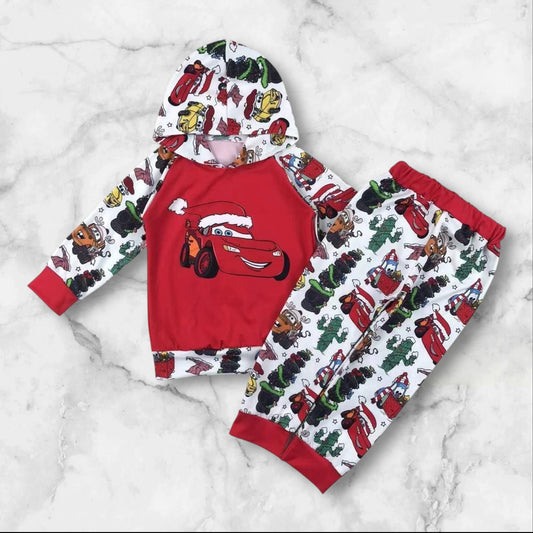 *PRE-ORDER* Christmas - Cars Pants Set