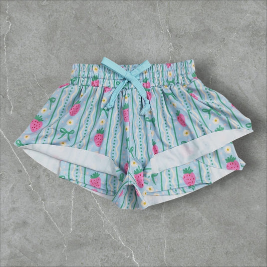 *PRE-ORDER* Strawberry Bows Athletic Shorts