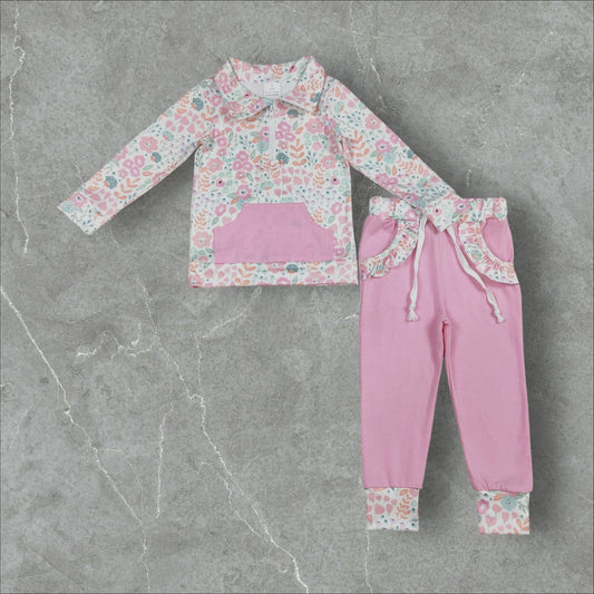 *PRE-ORDER* Floral Jogger Pants Set