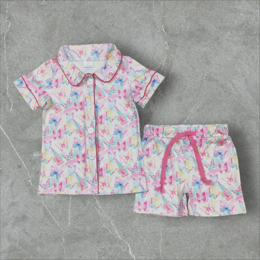 *PRE-ORDER* Butterfly Button Up Lounge Set
