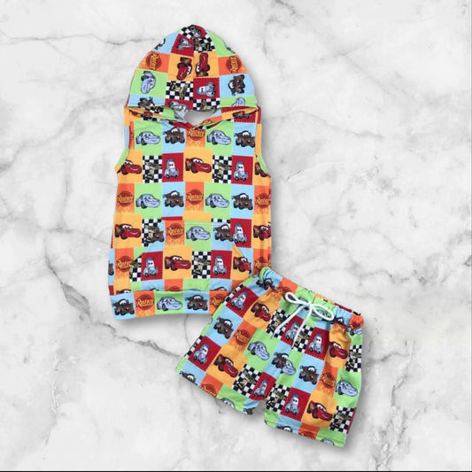 *PRE-ORDER* Cars Shorts Set