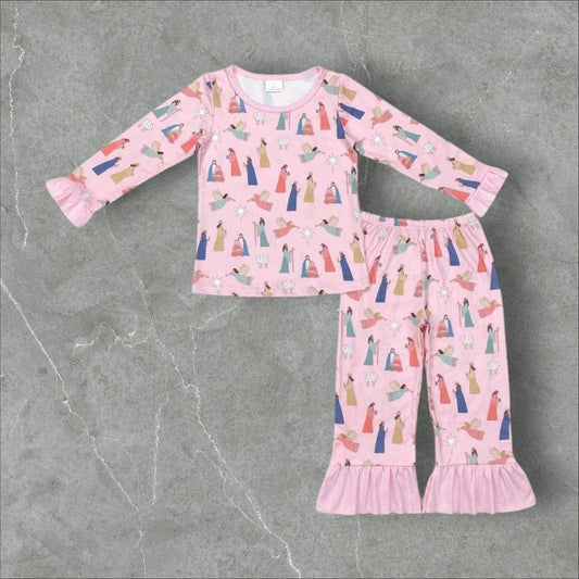 *PRE-ORDER* Christmas - Nativity Ruffle Lounge Set