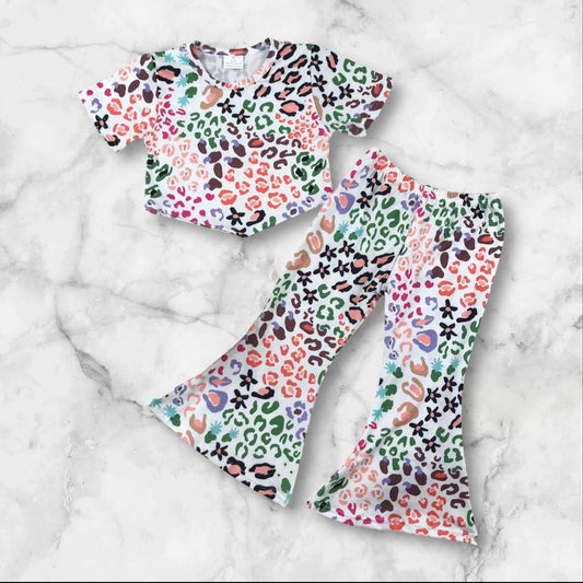 *PRE-ORDER* Leopard Flare Pants Set