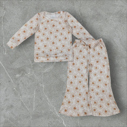 *PRE-ORDER* Floral Flare Pants Set