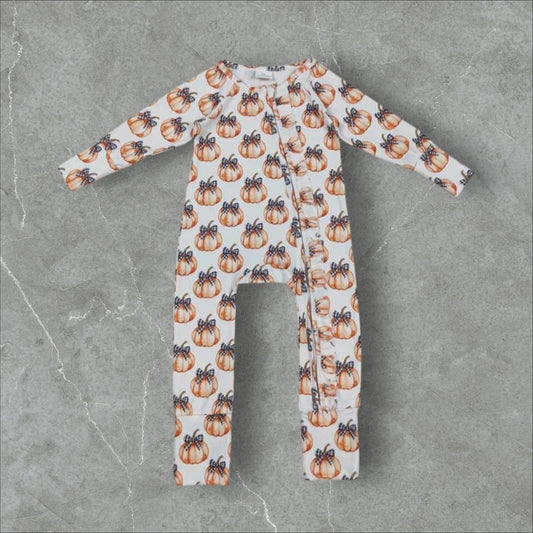 *PRE-ORDER* Bow Pumpkins Lounge Zip Up