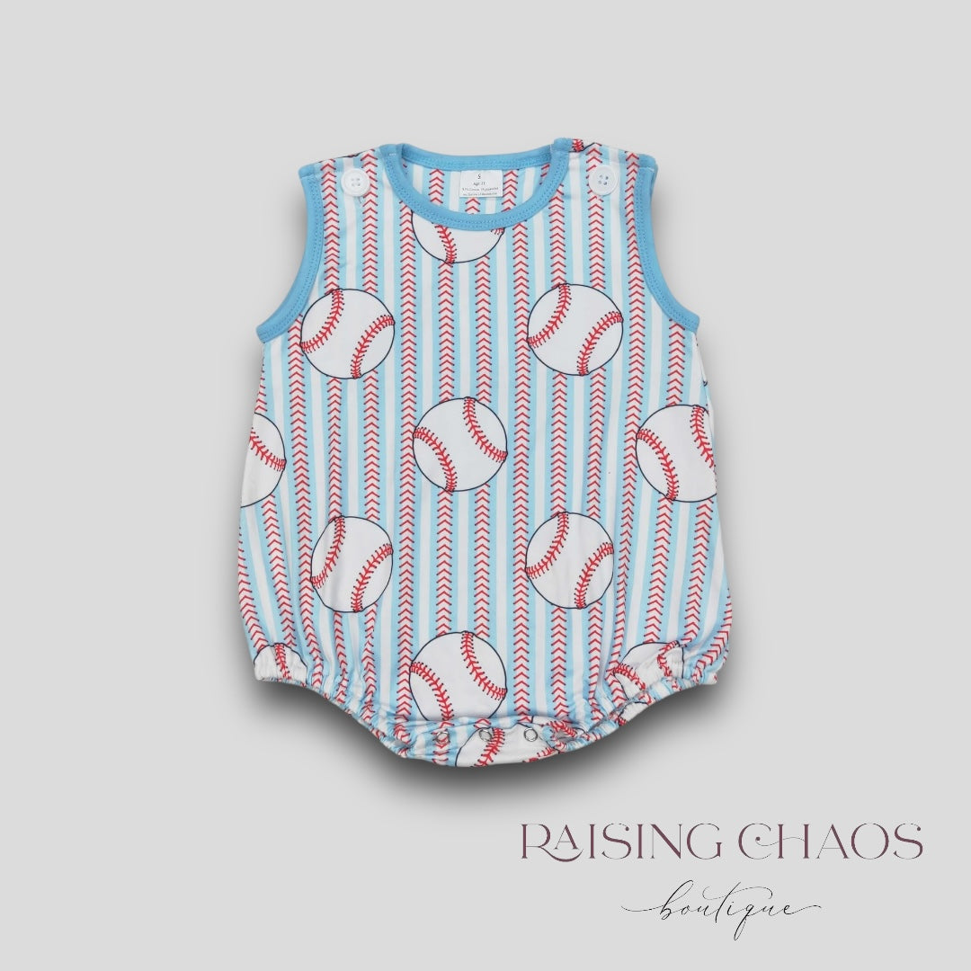 *PRE-ORDER* Baseball Tank Romper
