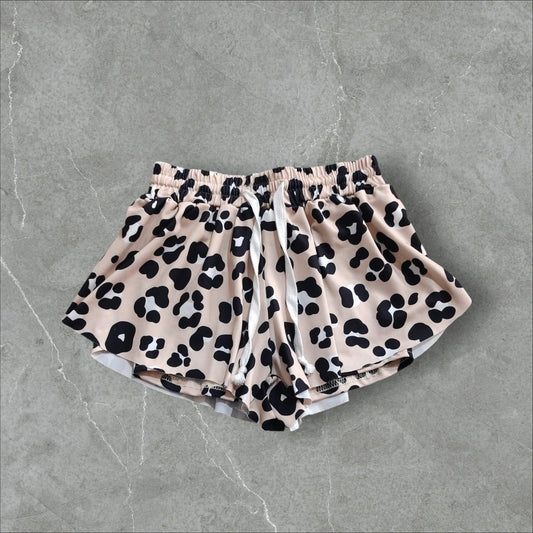 *PRE-ORDER* Leopard Athletic Shorts