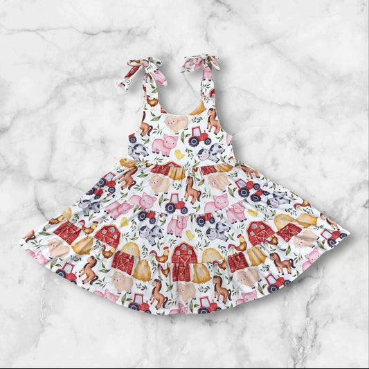 *PRE-ORDER* Farm Tie Dress