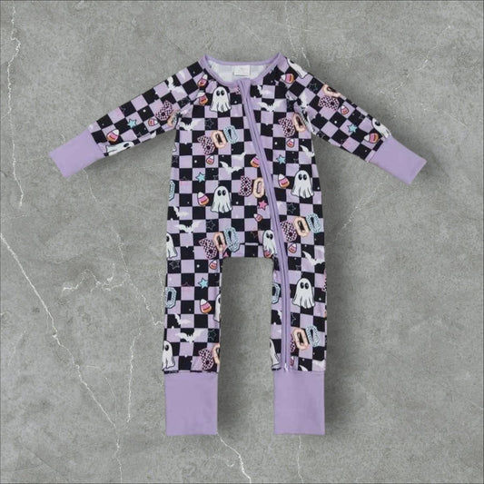 *PRE-ORDER* Checkered Ghosts Lounge Zip Up