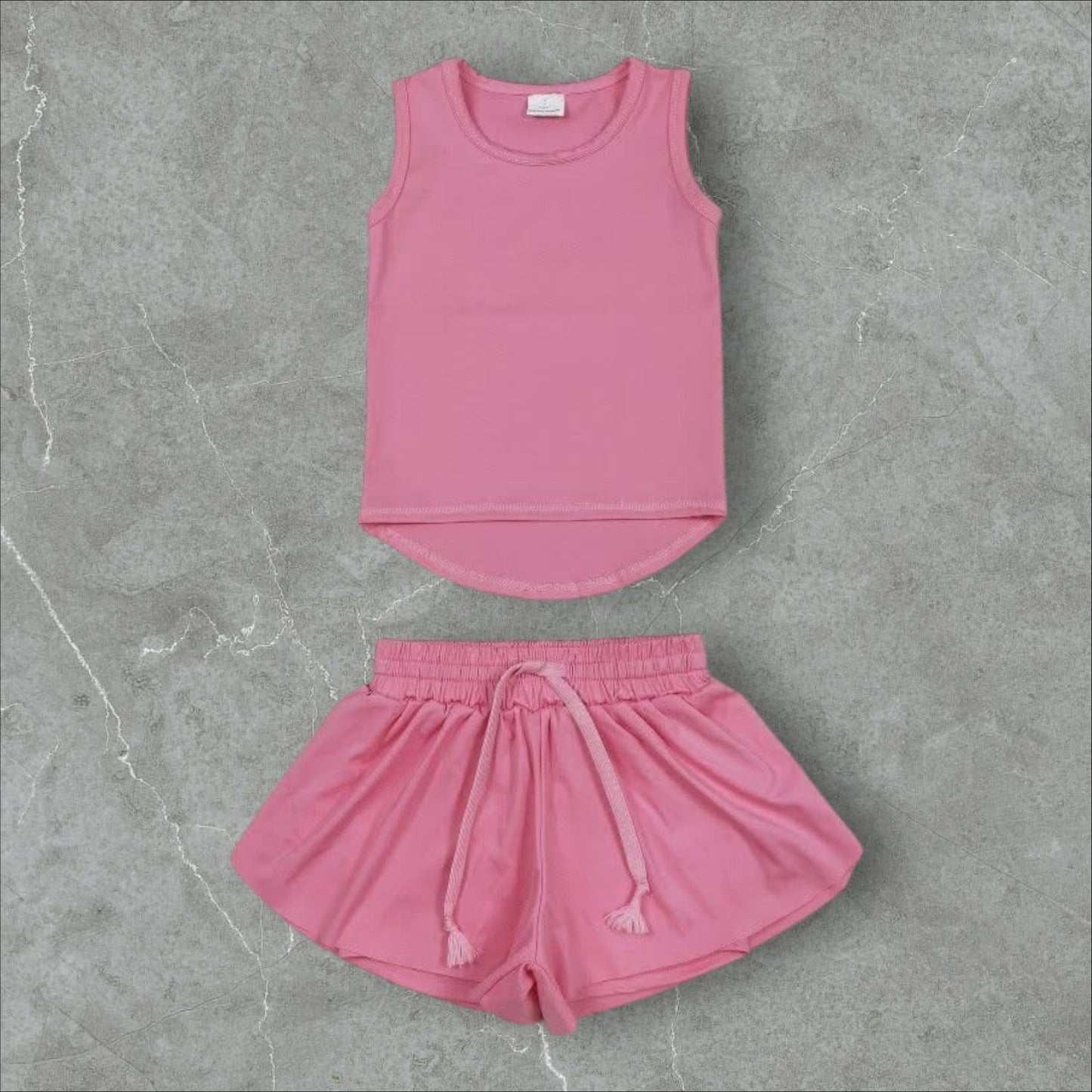 *PRE-ORDER* Light Pink Athletic Shorts Set