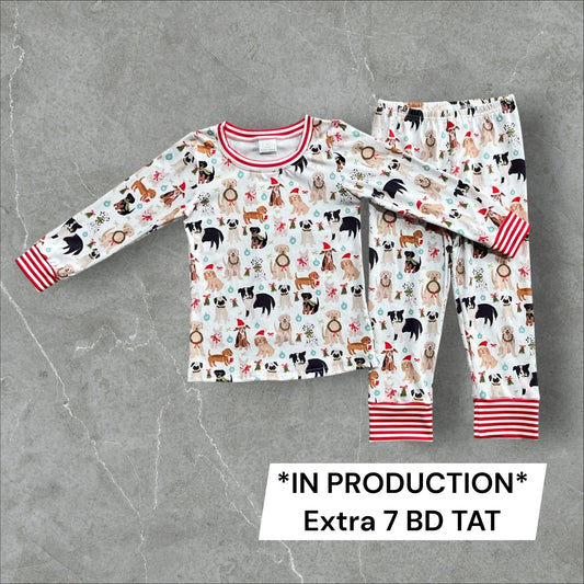 *PRE-ORDER* Christmas - Puppies Lounge Set