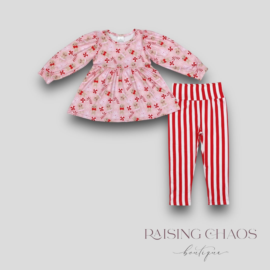 *PRE-ORDER* Christmas - Gingerbread Pants Set