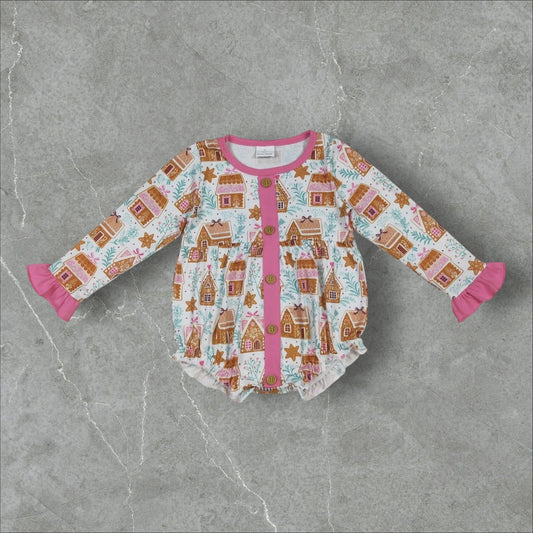 *PRE-ORDER* Christmas Gingerbread Romper