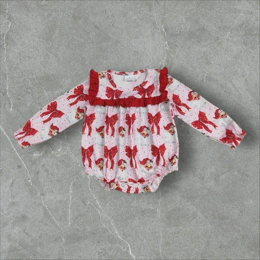 *PRE-ORDER* Christmas - Bows Romper