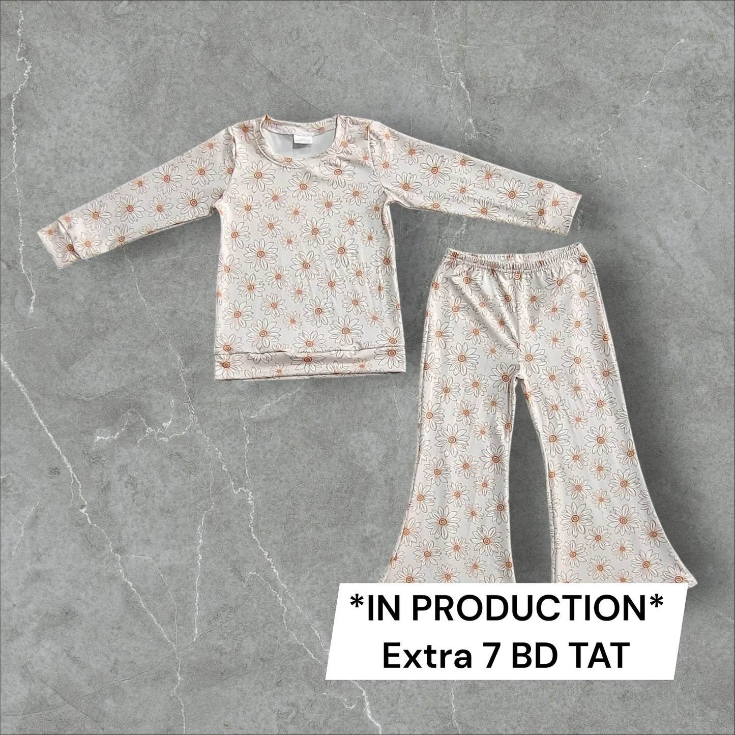 *PRE-ORDER* Neutral Floral Pant Set