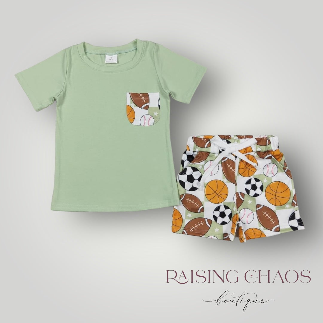 *PRE-ORDER* Sports Shorts Set
