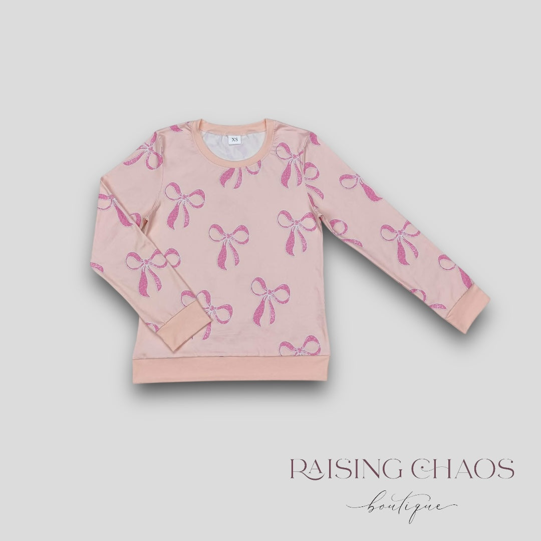 *PRE-ORDER* Bow Long Sleeve