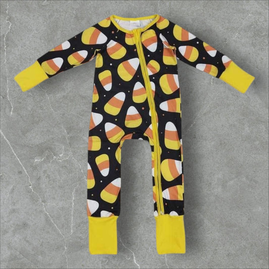*PRE-ORDER* Halloween - Candy Corn Lounge Zip Up
