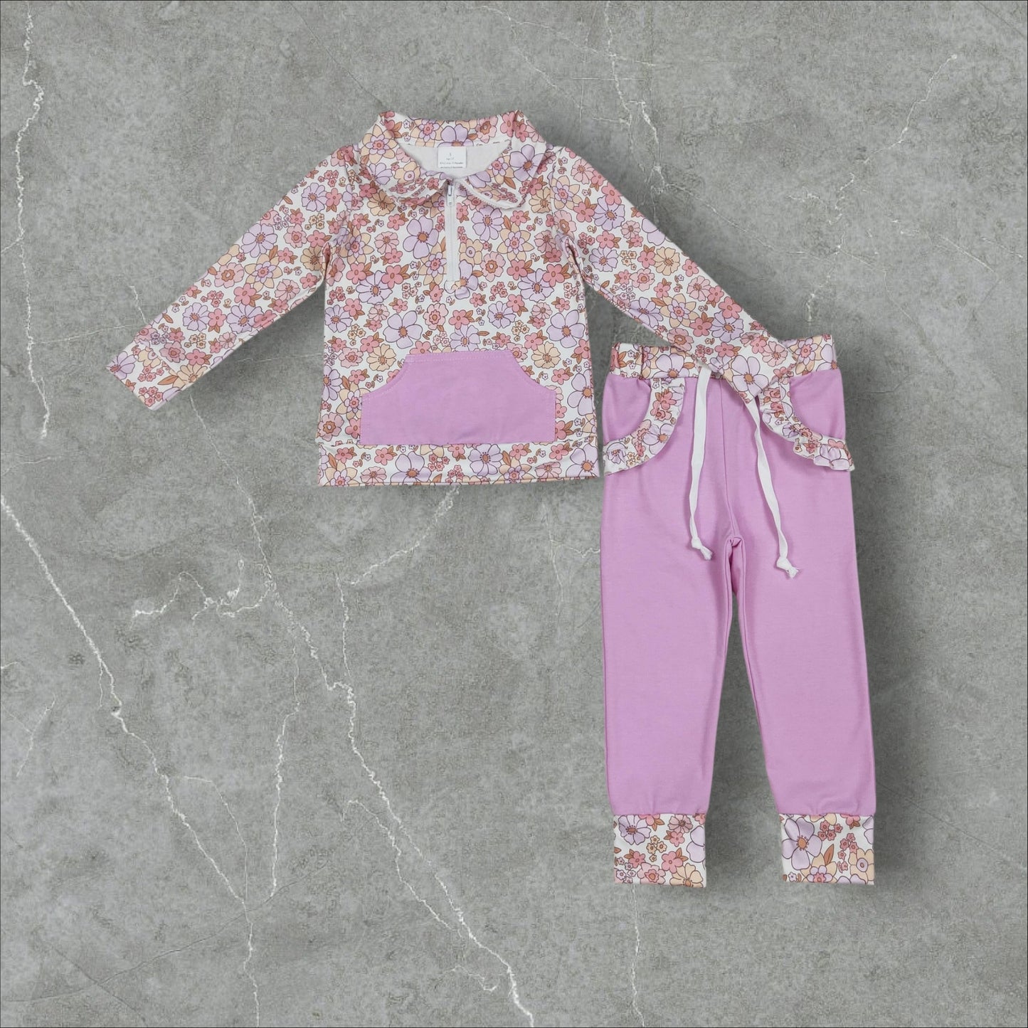 *PRE-ORDER* Floral Jogger Pants Set