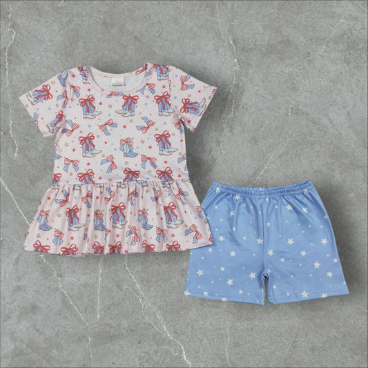 *Pre-Order* Patriotic - Western Shorts Set