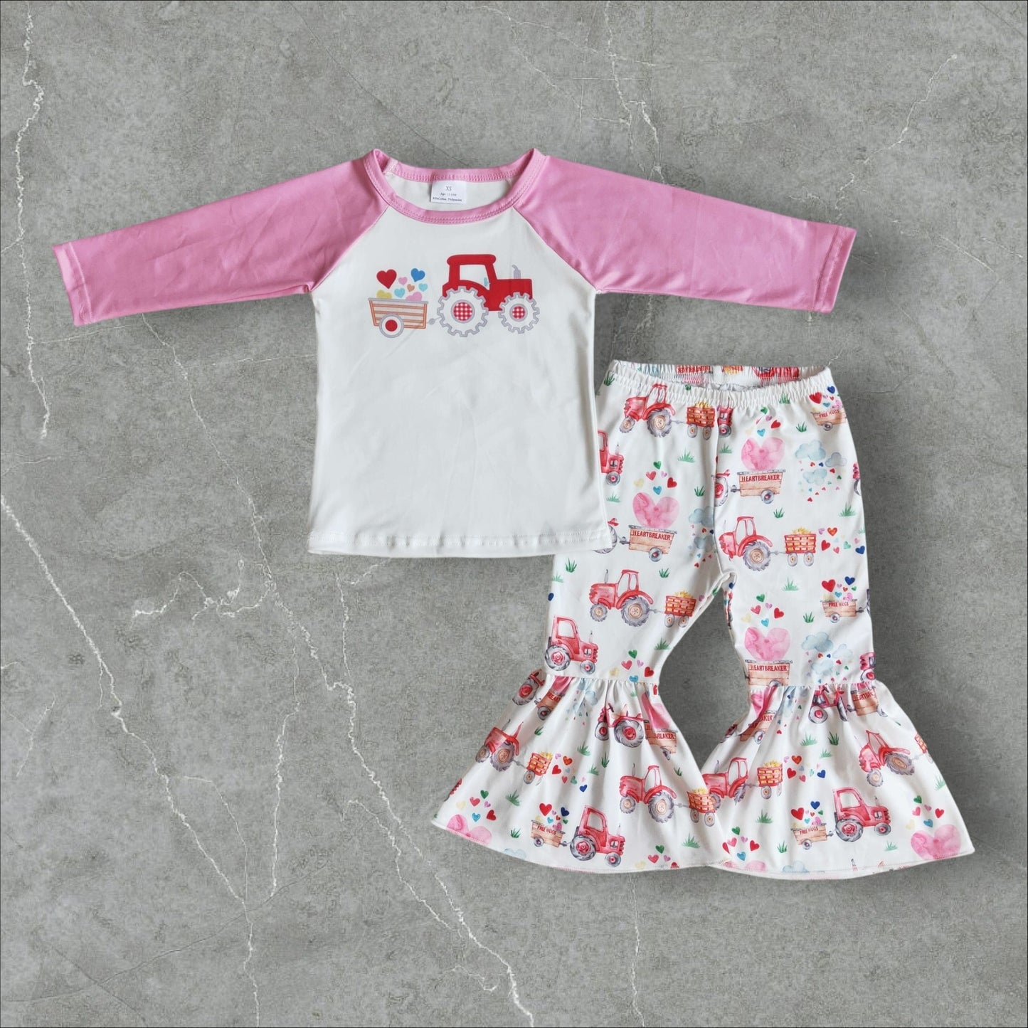 *PRE-ORDER* Valentine's Tractor Bells Set