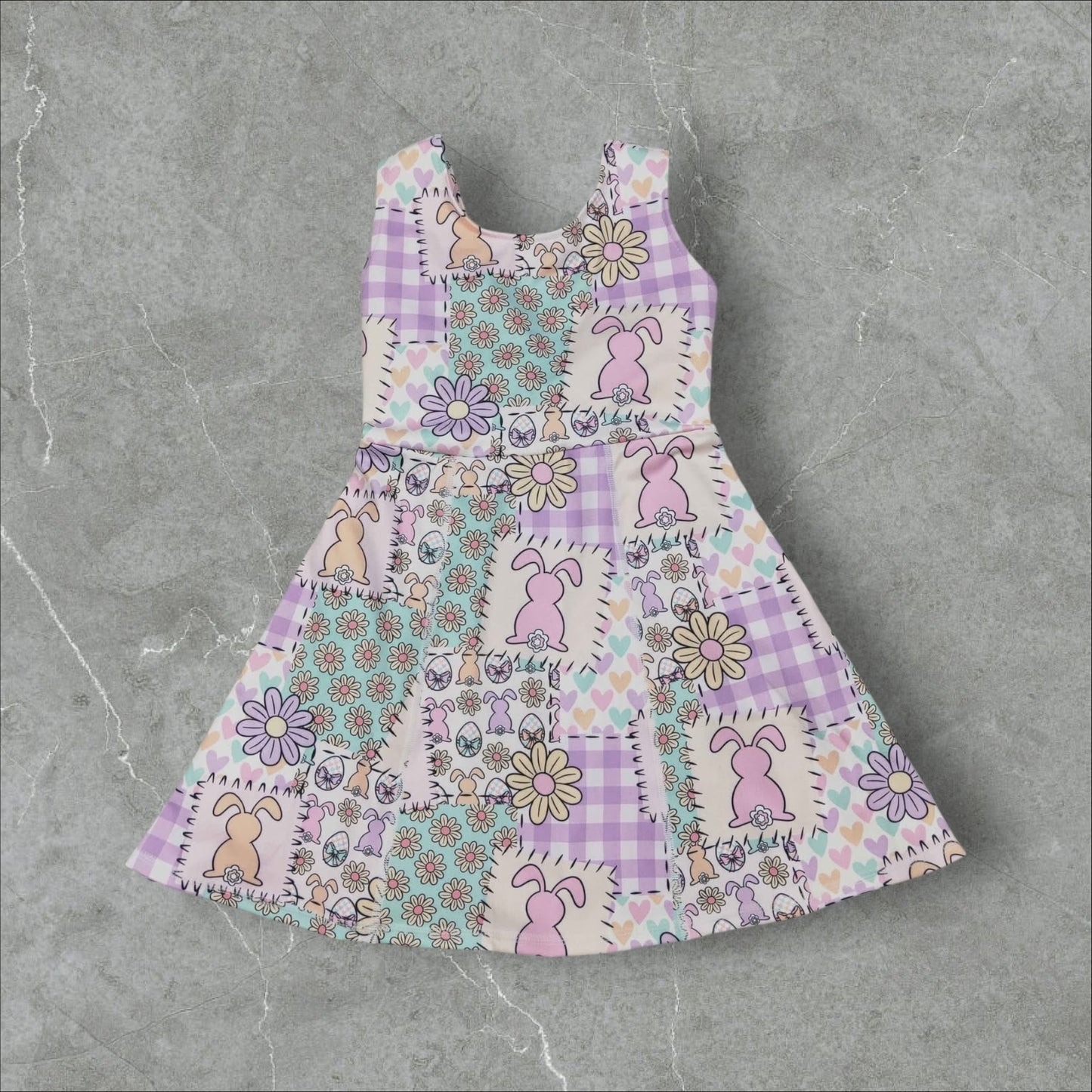 *Pre-Order* Easter - Athletic Dress w Built-In Shorts