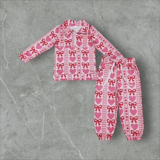 *PRE-ORDER* Valentine's - Quarter Zip Jogger Set