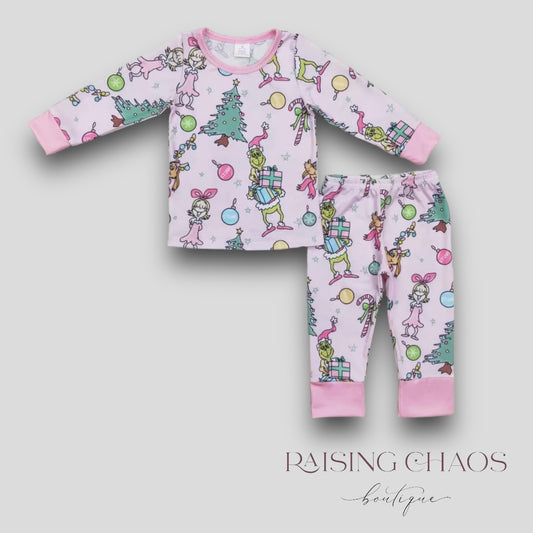 *Pre-Order* Christmas Pink Lounge Set