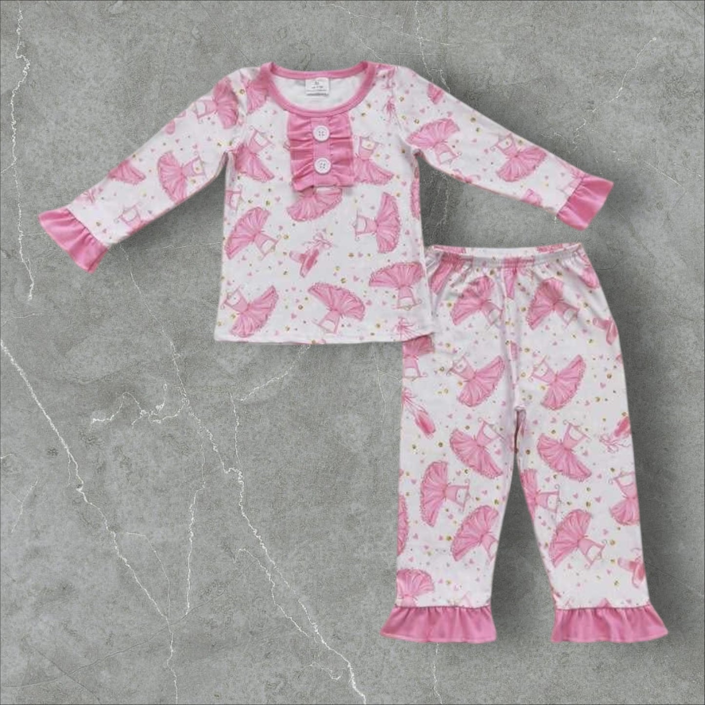 *PRE-ORDER* Ballet Ruffle Lounge Set