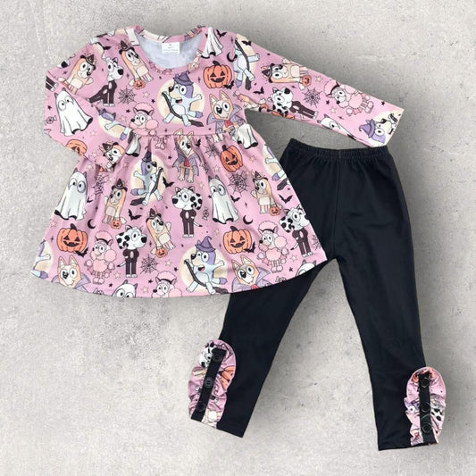 *PRE-ORDER* Halloween Heeler Peplum Pants Set