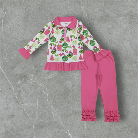 *PRE-ORDER* Christmas - Mean One Pant Set