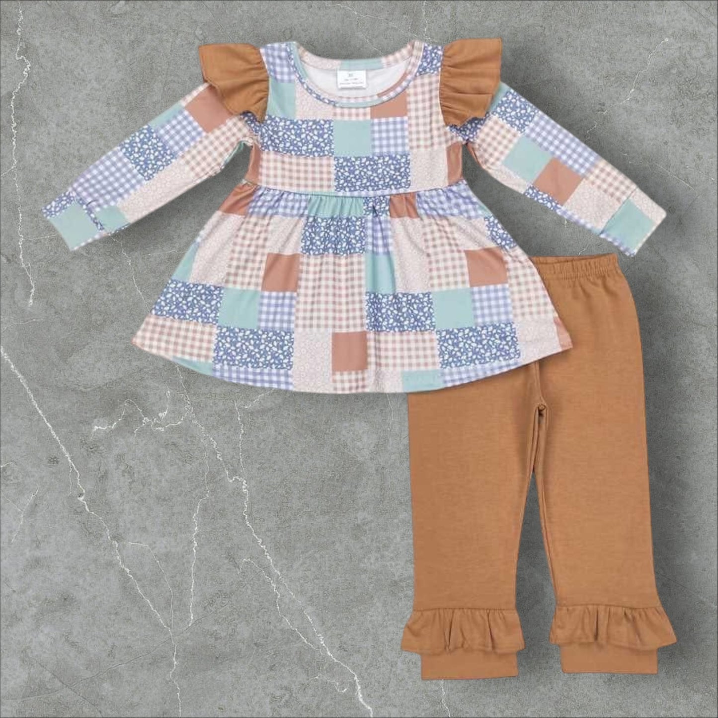 *PRE-ORDER* Patchwork Pants Set