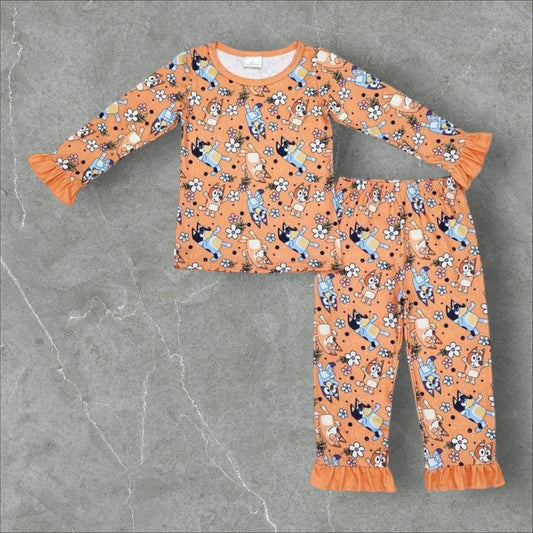 *PRE-ORDER* Halloween - Heeler Ruffle Lounge Set