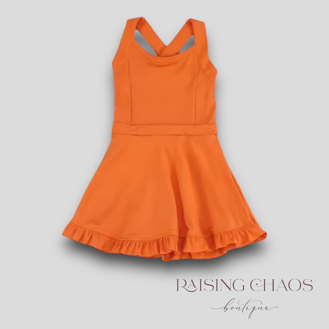 *PRE-ORDER* Athletic Dress w Built-In Shorts