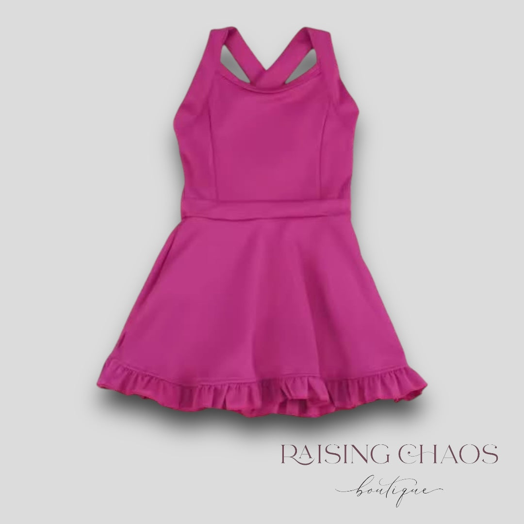 *PRE-ORDER* Athletic Dress w Built-In Shorts