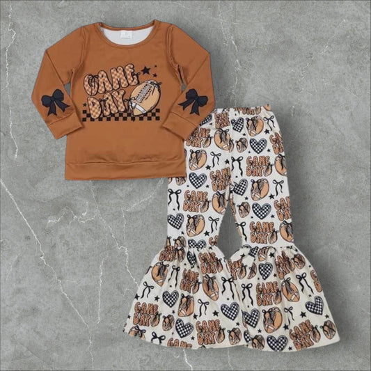 *PRE-ORDER* Football - Bells Pant Set