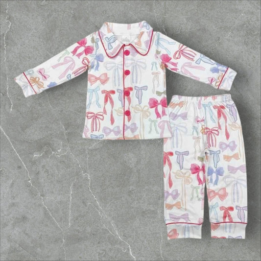 *PRE-ORDER* Bows Button Up Lounge Set