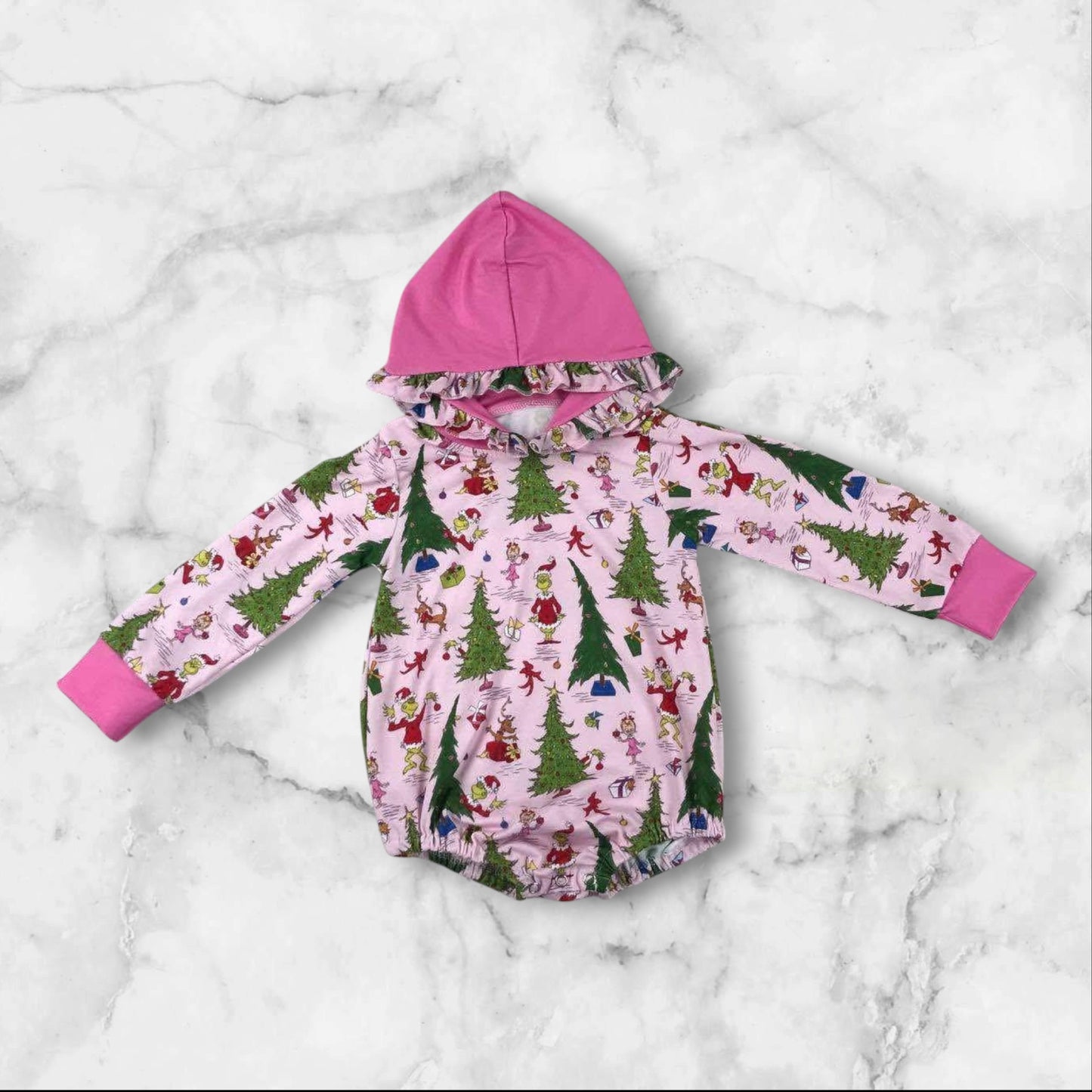 *PRE-ORDER* Christmas - Mean One Romper