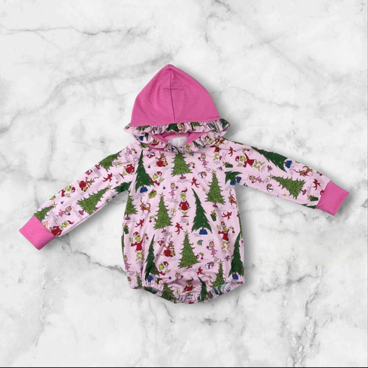 *PRE-ORDER* Christmas - Mean One Romper