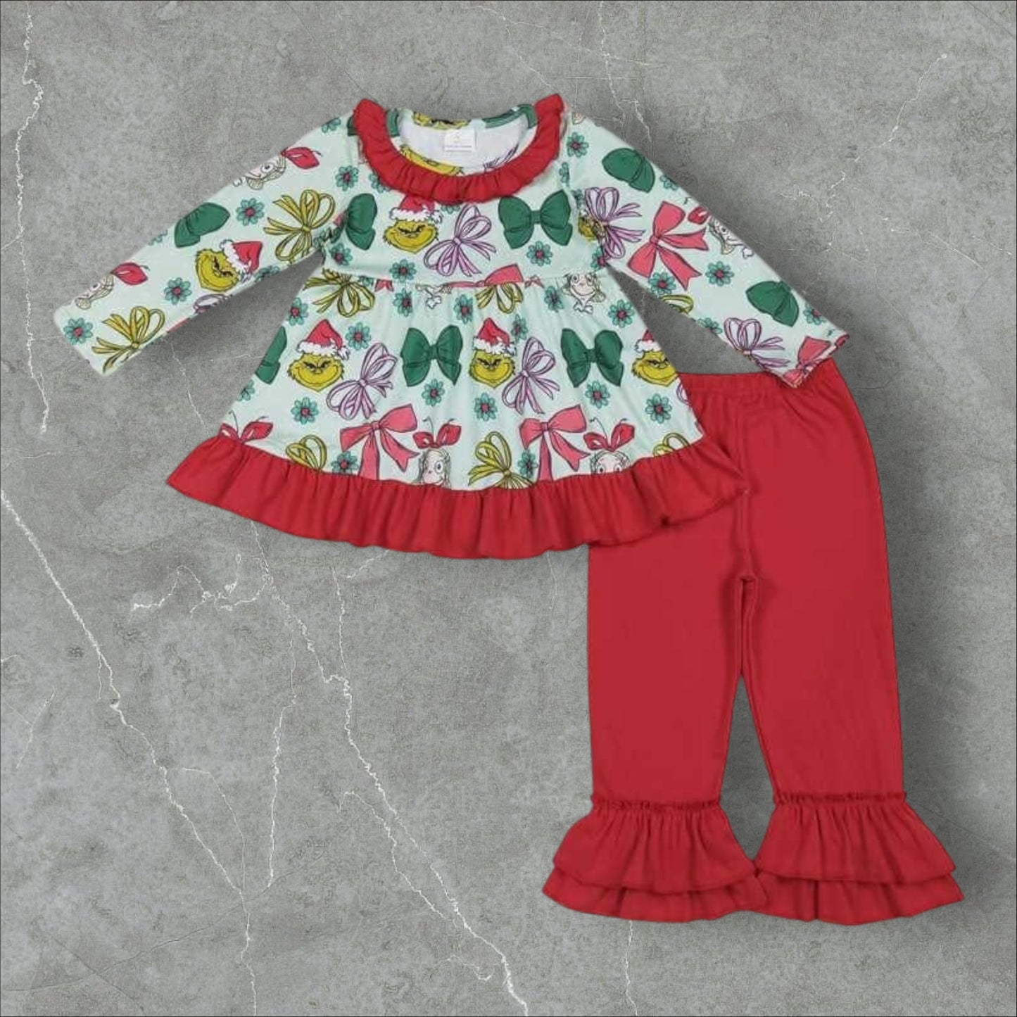 *PRE-ORDER* Christmas - Mean One Pant Set