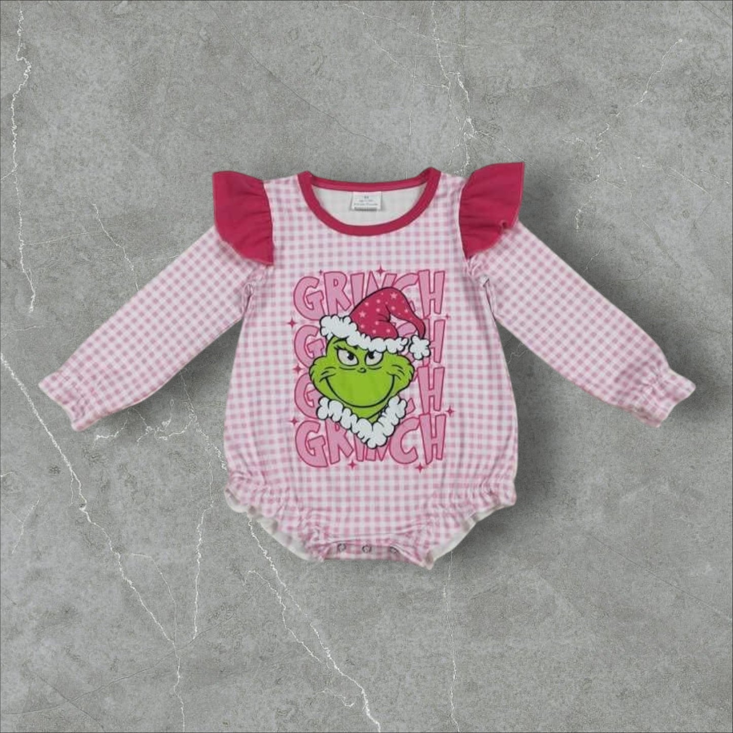 *PRE-ORDER* Christmas - Mean One Romper