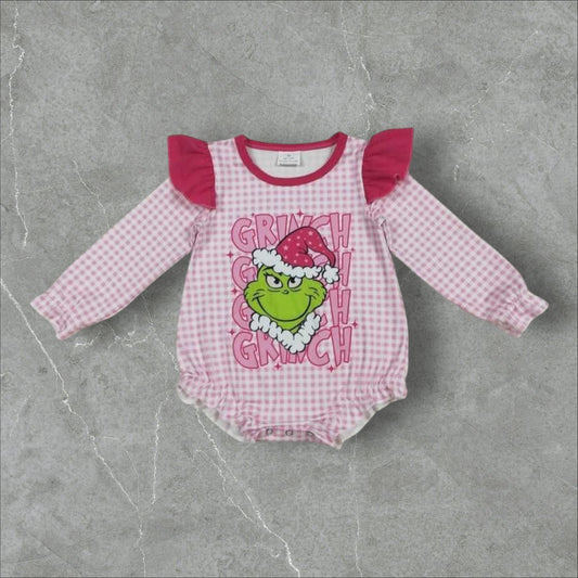 *PRE-ORDER* Christmas - Mean One Romper