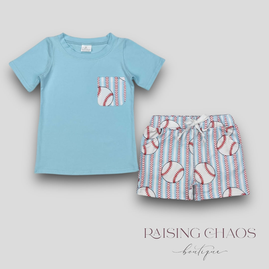 *PRE-ORDER* Baseball Shorts Set