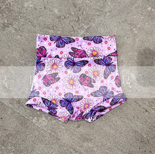 RTS Purple Butterfly Bummies