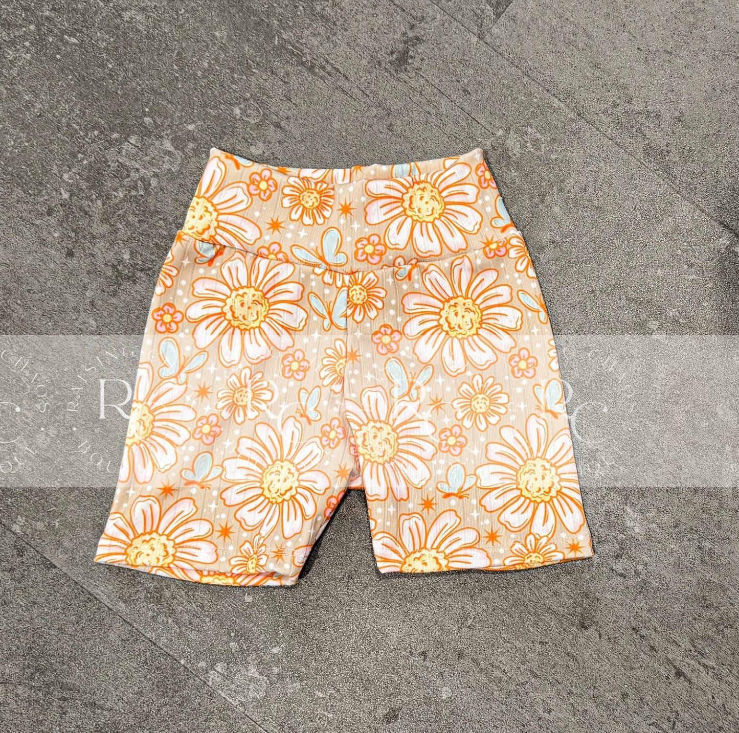 RTS Tan Spring Floral Bikers