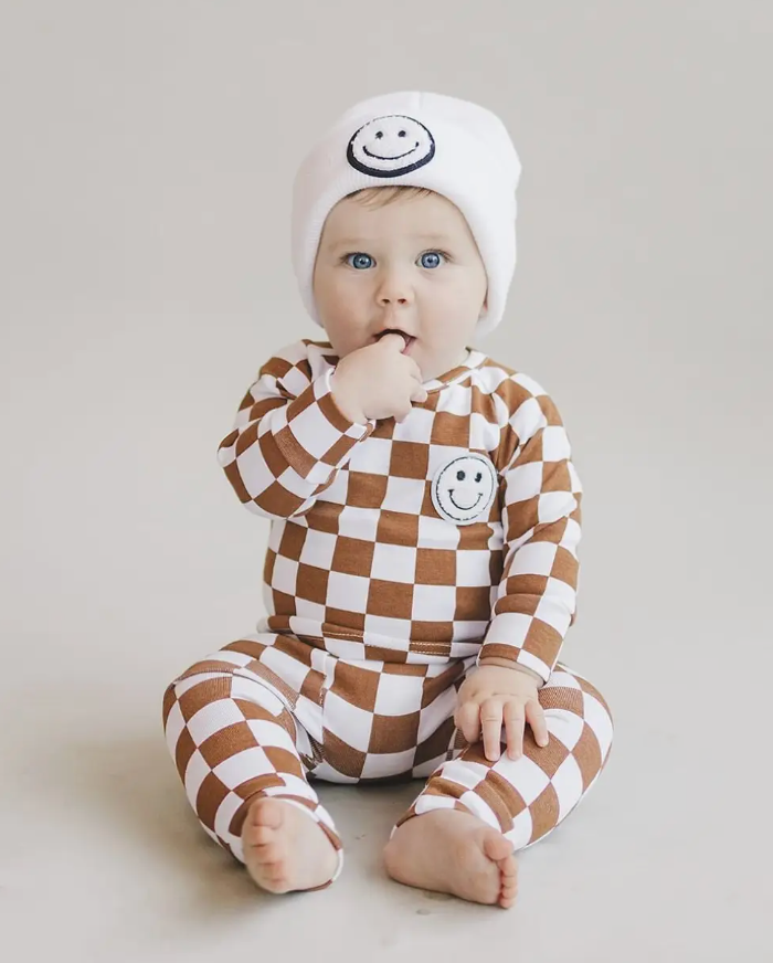 *PRE-ORDER* White Happy Beanie