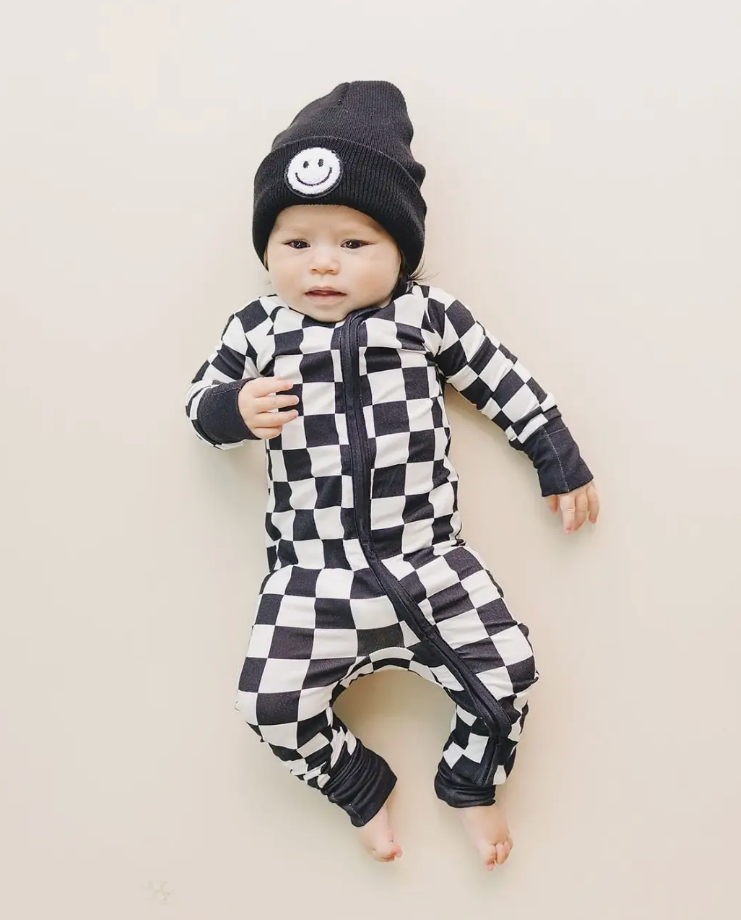 *PRE-ORDER* Black Happy Beanie