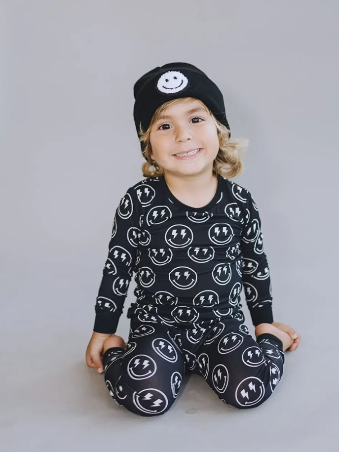 *PRE-ORDER* Black Happy Beanie