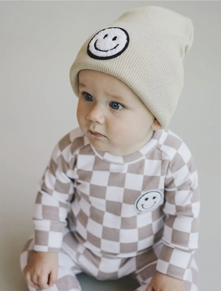 *PRE-ORDER* Beige Happy Beanie